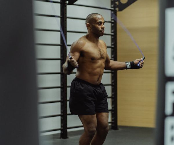 Person feeling energetic after practicing cardio routines